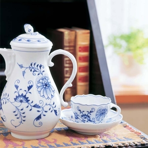 マイセン ブルーオニオン シェル型ディッシュ 800101/00209 | ブルー