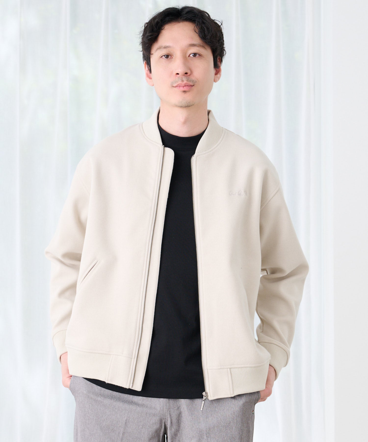 ウールライクメルトン MA-1 ブルゾン（MA-1/メンズ）｜アーノルド