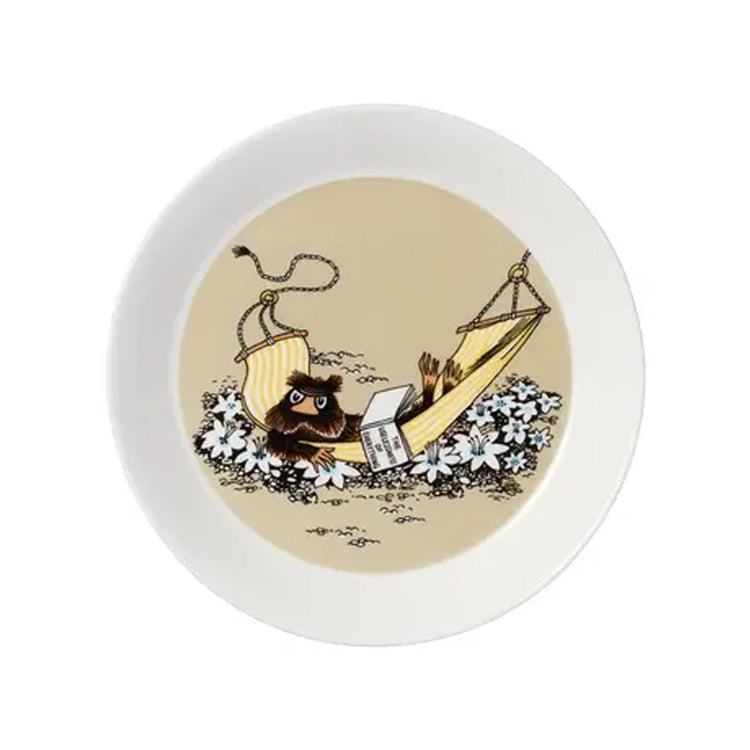 MOOMIN ARABIA プレート（じゃこうねずみ/ベージュ） - MOOMIN SHOP