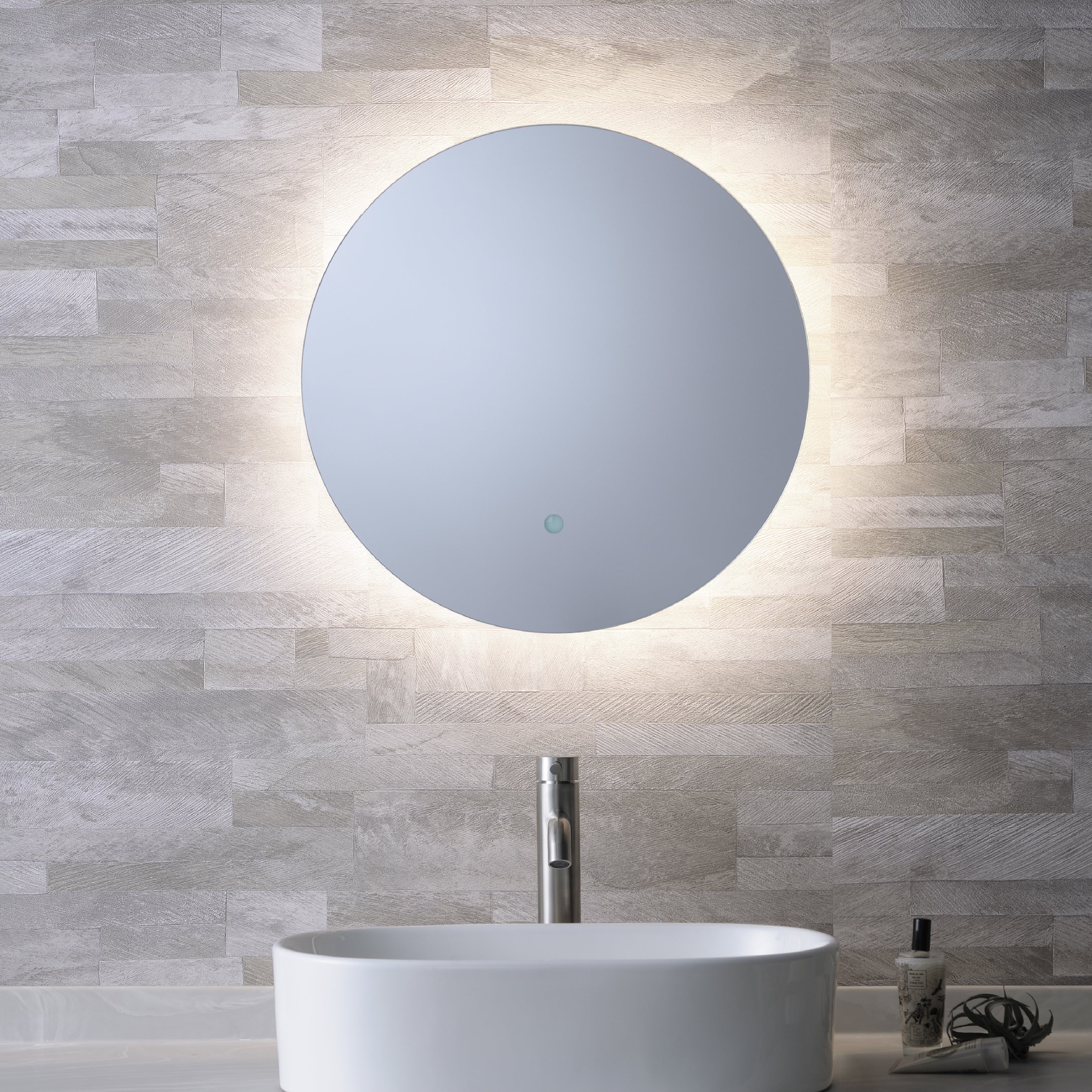 間接光Φ500 LED一体型ミラーライト 曇り止めヒーター無し MBK019R 非調