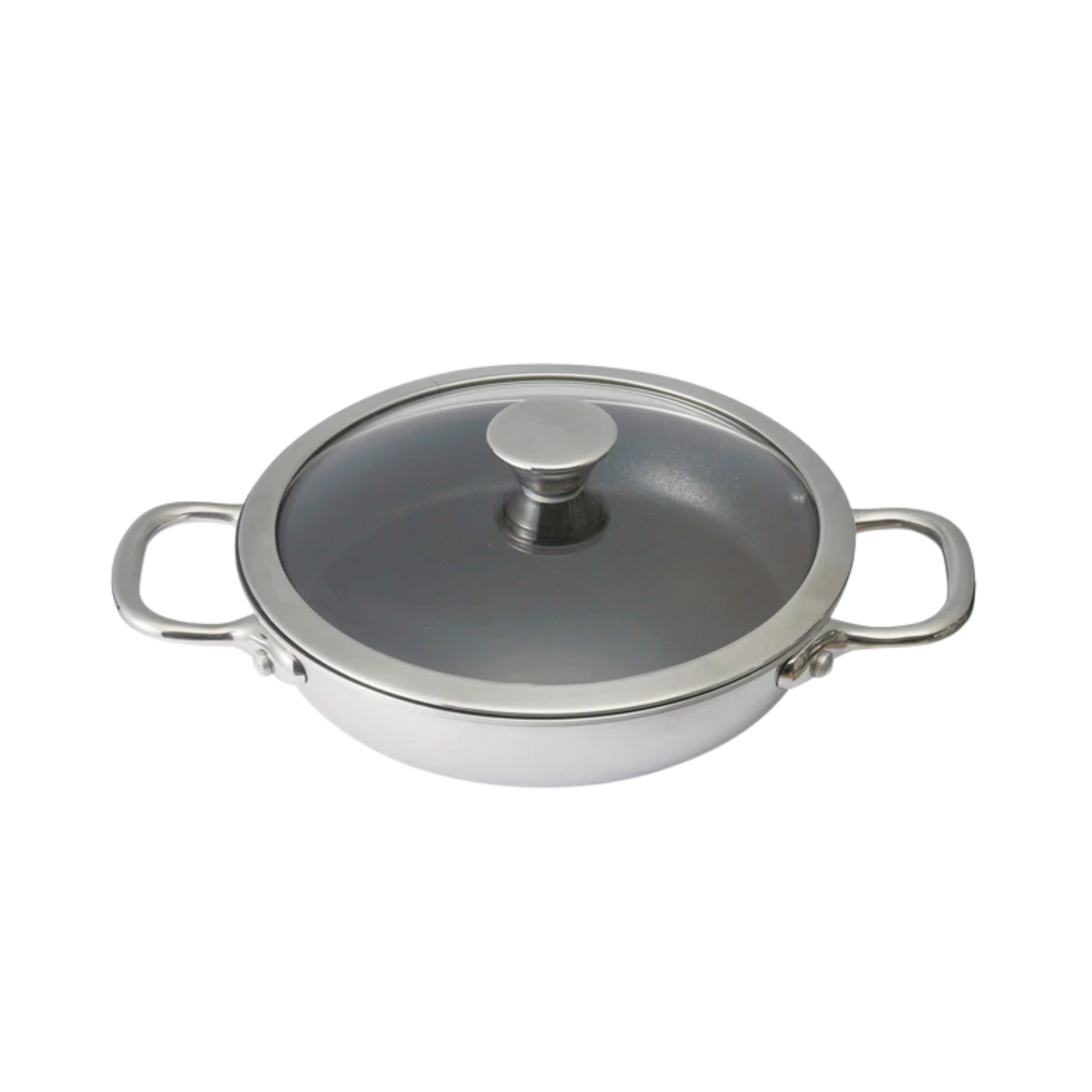 両手フライパン ステンレス製 [IH・ガス] 15cm / クィーンポット IHQP