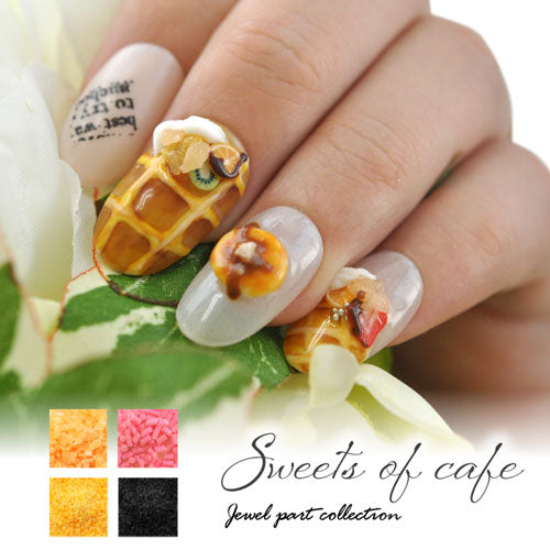 ジェルネイル レジン 食玩 パーツ カフェ スイーツ ナッツ シュガー