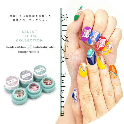 Select color SOシリーズ ホログラム カラージェル ジェルネイル