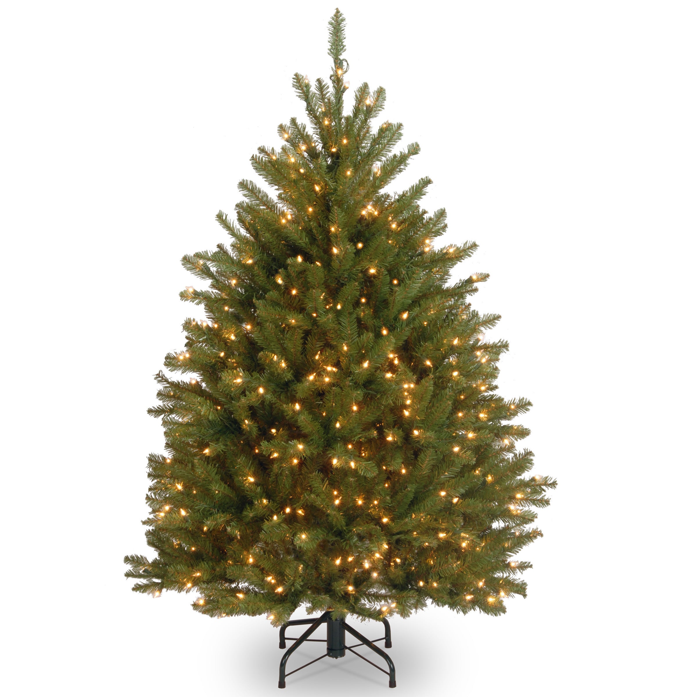 4 ft. Pre-Lit Dunhill Fir Tree with Clear Lights, Plug-In