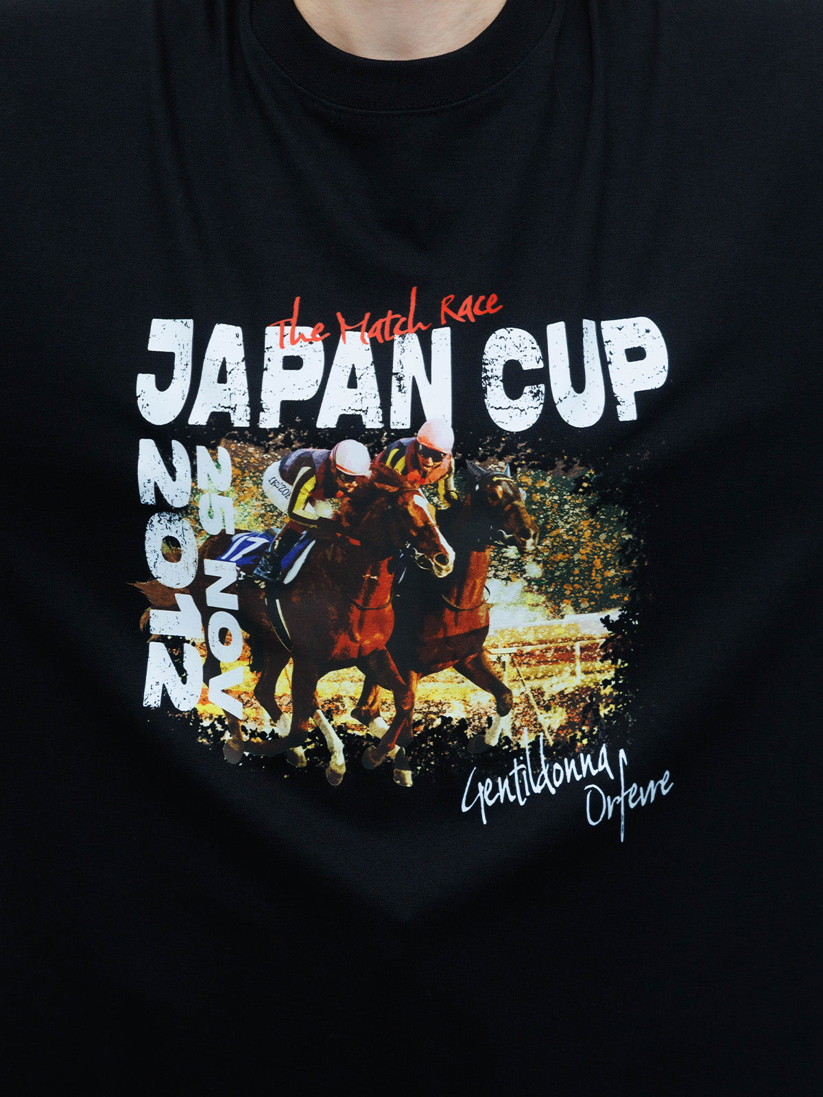 ジェンティルドンナvsオルフェーヴル・Tシャツ(黒)｜netkeiba