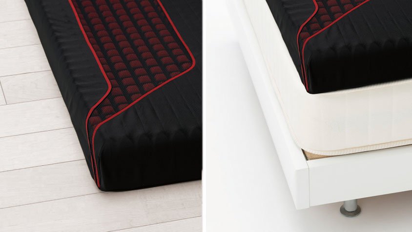 エアーSX]マットレス／HARD （シングル）9×97×195cm ロイヤルブルー