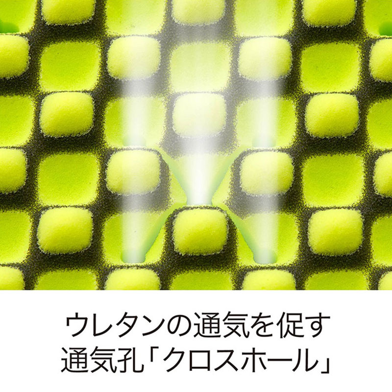 エアー01] マットレス ／BASIC （シングル）8×97×195cm イエロー 表地