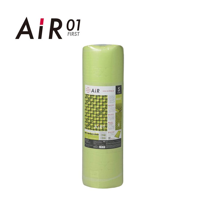 エアー01] マットレス ／BASIC （シングル）8×97×195cm イエロー 表地