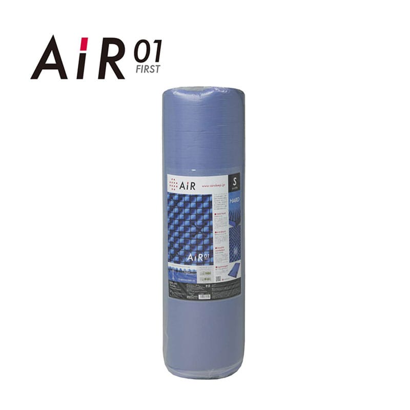 エアー01] マットレス ／HARD （シングル）8×97×195cm ブルー 表地