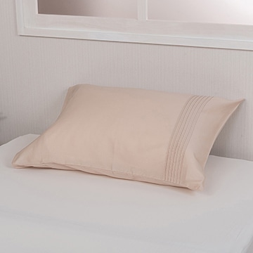 綿サテン ピローケース(65×45cm ブルー): 枕カバー・枕パッド