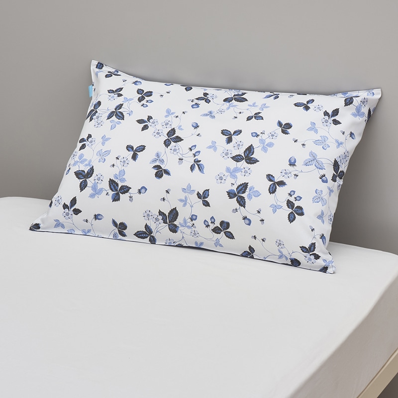 ウェッジウッド ピローケース(（63×43cm枕用）65×45cm ブルー): 枕