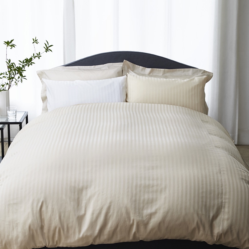 24+ 掛けふとんカバー(（シングルロング）150×210cm クリーム): 布団