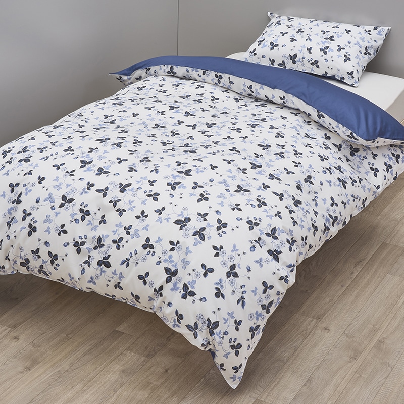 ウェッジウッド 掛けふとんカバー(（シングルロング）150×210cm ブルー