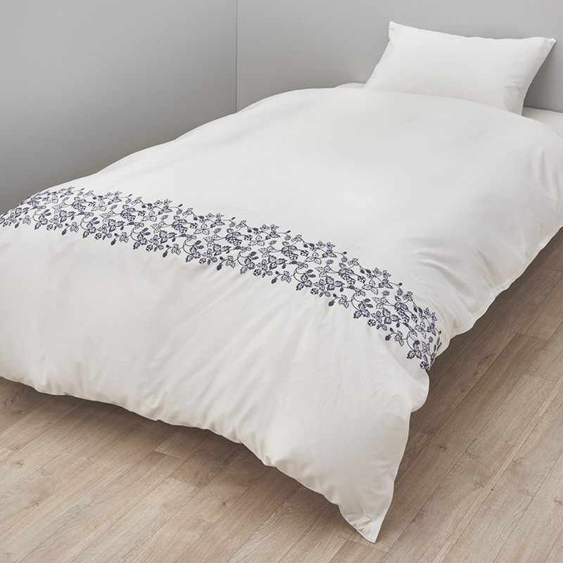 ウェッジウッド 掛けふとんカバー(（シングルロング）150×210cm ブルー