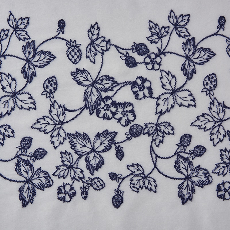 ウェッジウッド 掛けふとんカバー(（シングルロング）150×210cm ブルー