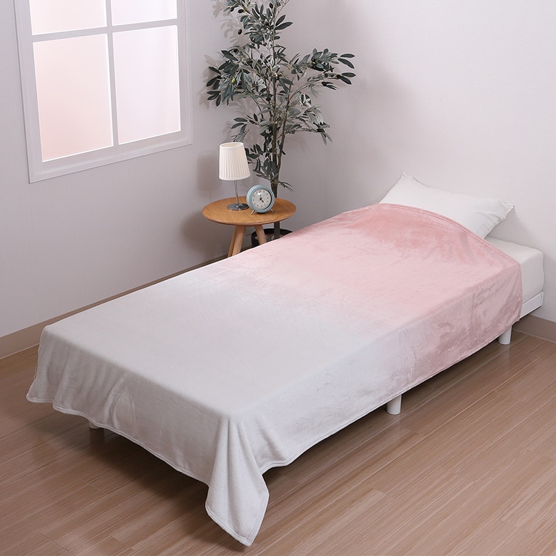 hauu もちもちブランケット(（シングル）140×200cm ピンク): 毛布