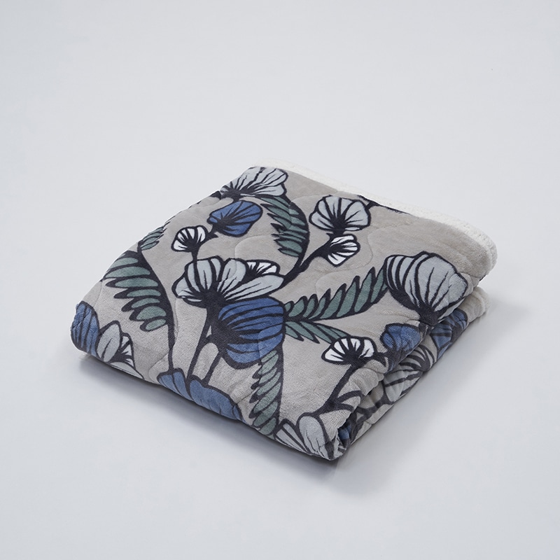 フィンレイソン ハーフケット(（ハーフ）140×100cm ブルー): 毛布