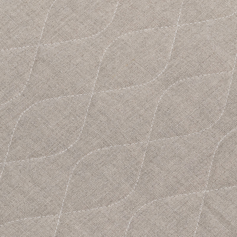 本麻敷きパッド(（シングル）100×200cm ベージュ): 敷きパッド・ベッド