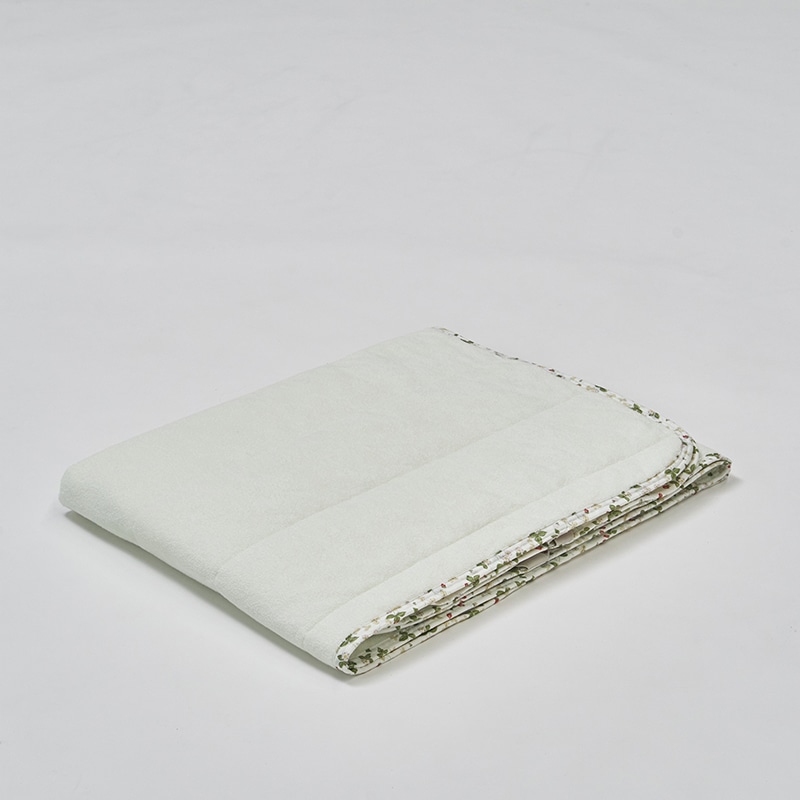 ウェッジウッド 敷きパッド(（シングル）100×200cm グリーン): 敷き