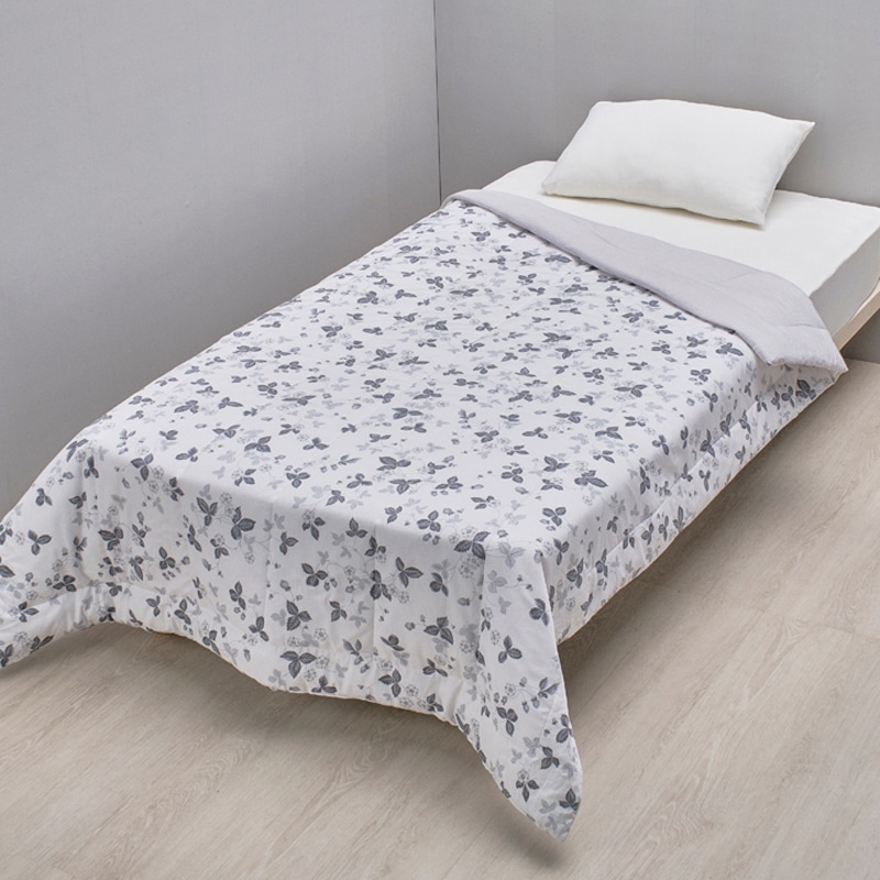 ウェッジウッド キルトケット(（シングル）140×190cm グレー