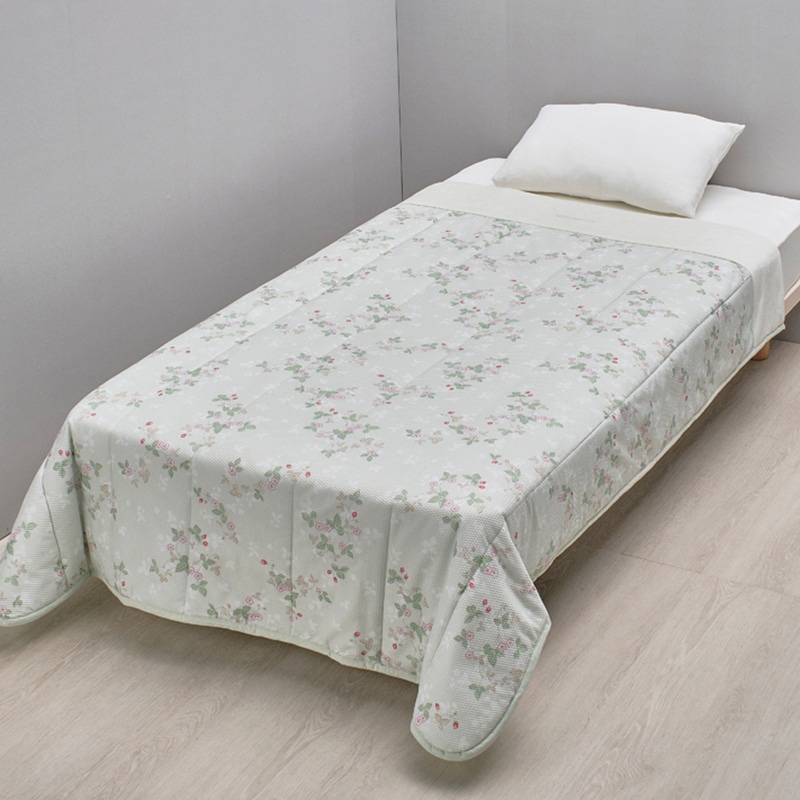 ウェッジウッド キルトケット(（シングル）140×190cm グリーン