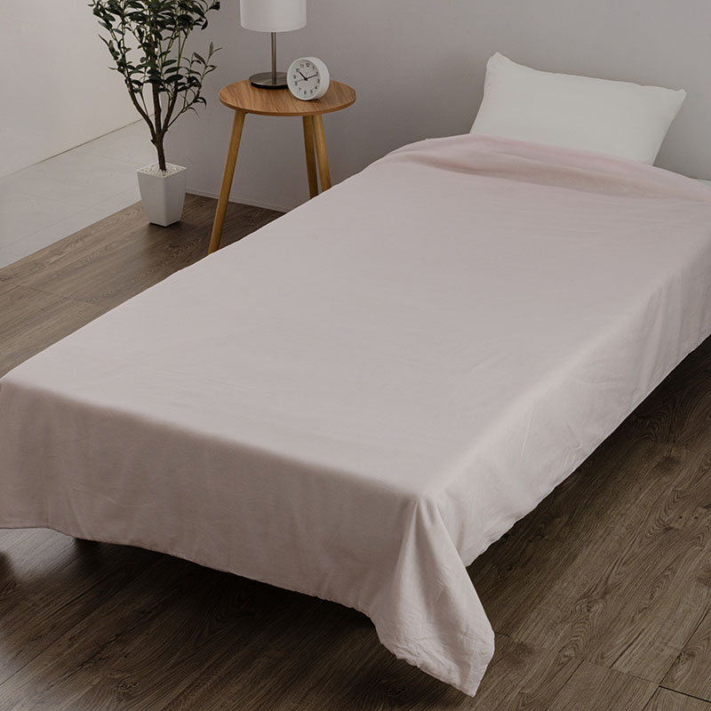 和晒しガーゼ 毛布カバー(（シングル）145×205cm ピンク): 布団カバー