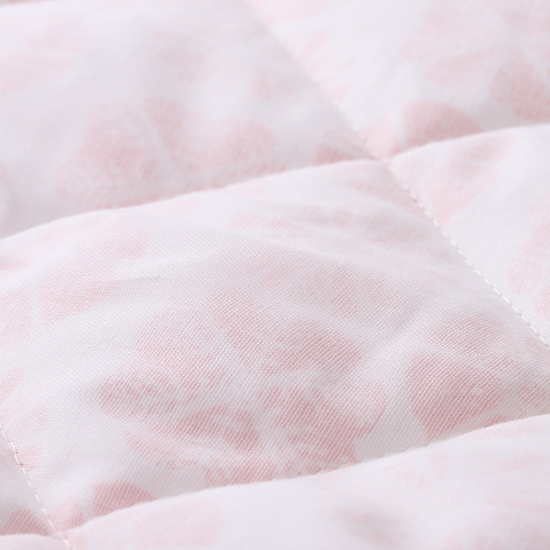 SEVENDAYS やわらかなガーゼ敷きパッド(（シングル）100×200cm ピンク