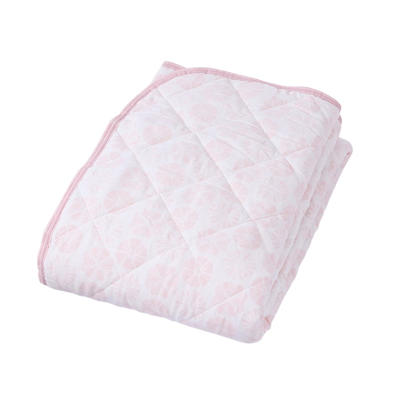 SEVENDAYS やわらかなガーゼ敷きパッド(（シングル）100×200cm ピンク