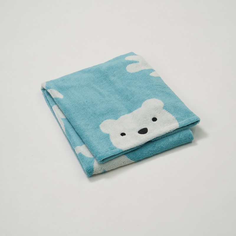 アツコマタノ バスタオル(（バスタオル）60×120cm ブルー): タオル