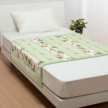 ウェッジウッド アクリルハーフケット （ハーフ）140×100cm グリーン