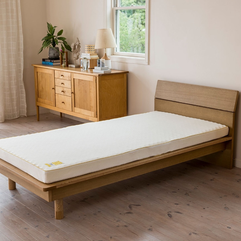 睡眠Labo]Dots ヘルシーマットレス〈1層〉（丸巻きタイプ） （シングル