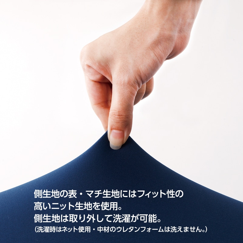 ANY MATベーシック（丸巻きタイプ） （シングル）97×195×7㎝ ブルー 側