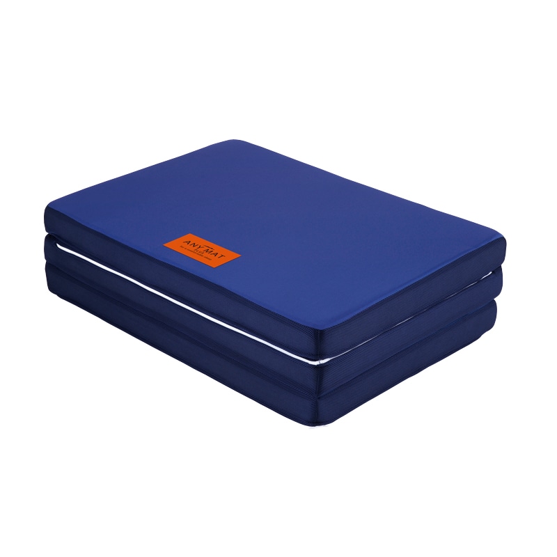 ANY MATプラス（三つ折りタイプ）(（シングル）97×195×8㎝ ブルー