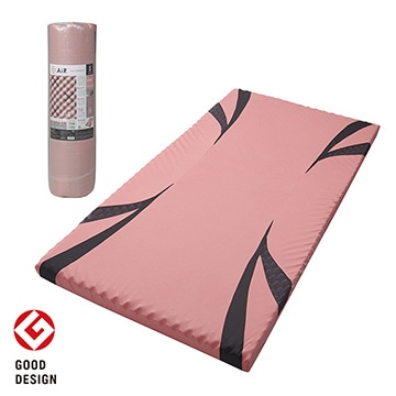 エアー01] マットレス ／BASIC （シングル）8×97×195cm イエロー 表地