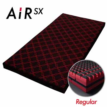 エアーSX]マットレス／REGULAR （シングル）9×97×195cm レッド 表地