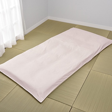 ボーテ 敷きふとんカバー （シングルロング）105×215cm ピンク 綿100