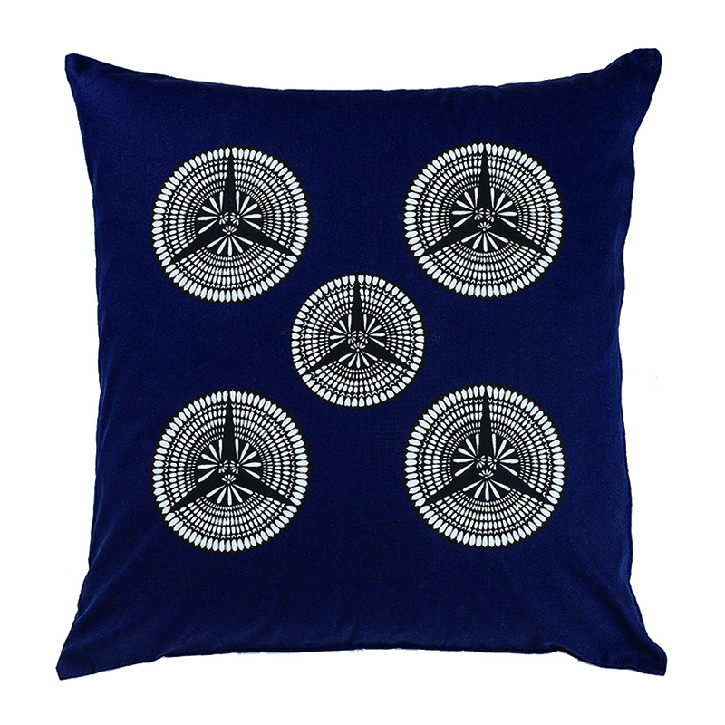 座布団カバー 55×59cm ブルー 綿100％｜布団カバー・シーツ｜nishikawa