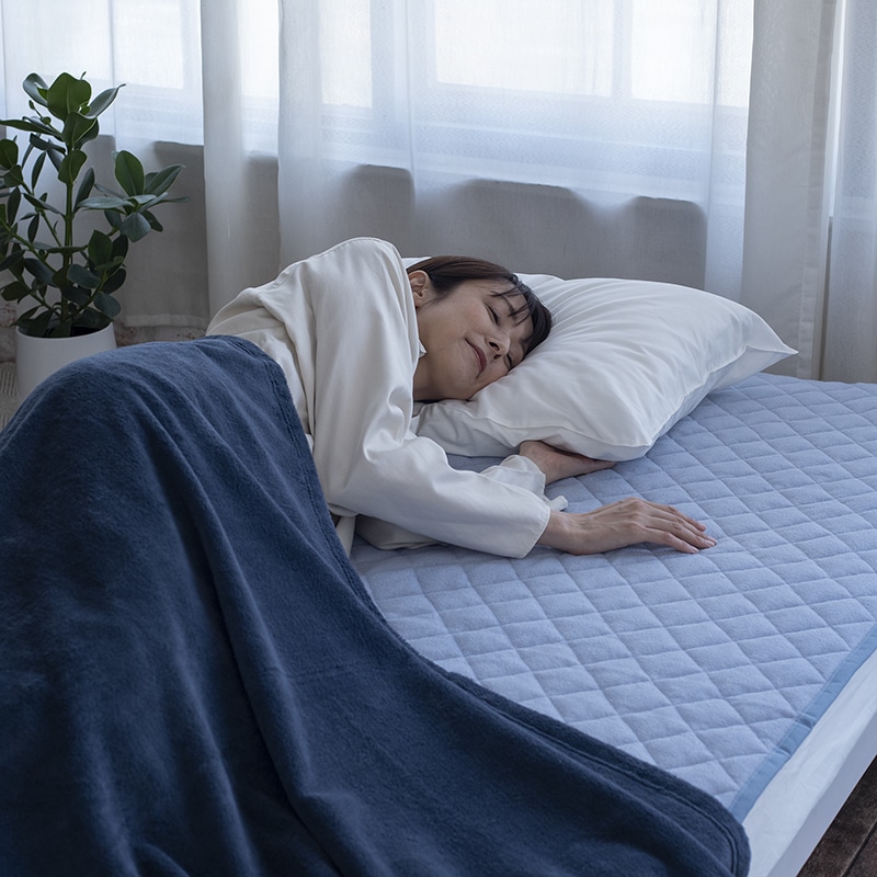 nishikawa（西川）直営サイト限定］さらりとした綿の敷きパッド（日本