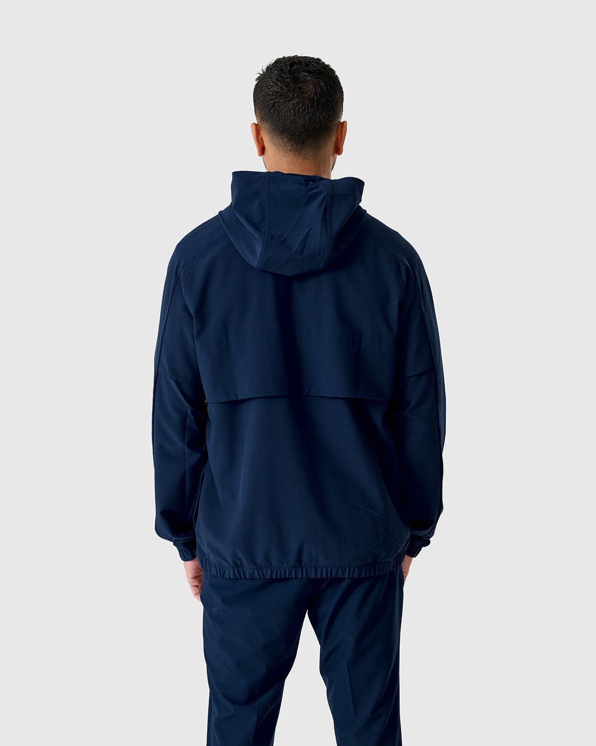 NFFC Adidas Golf Go-To Navy Full Zip Windbreaker