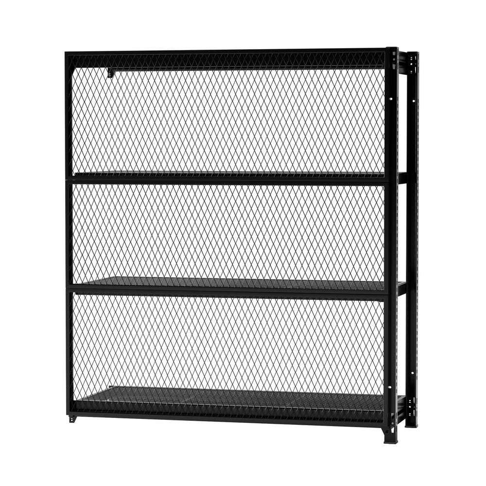 メッシュラック 増連 スチールラック オフィス収納 オープンラック MR-C