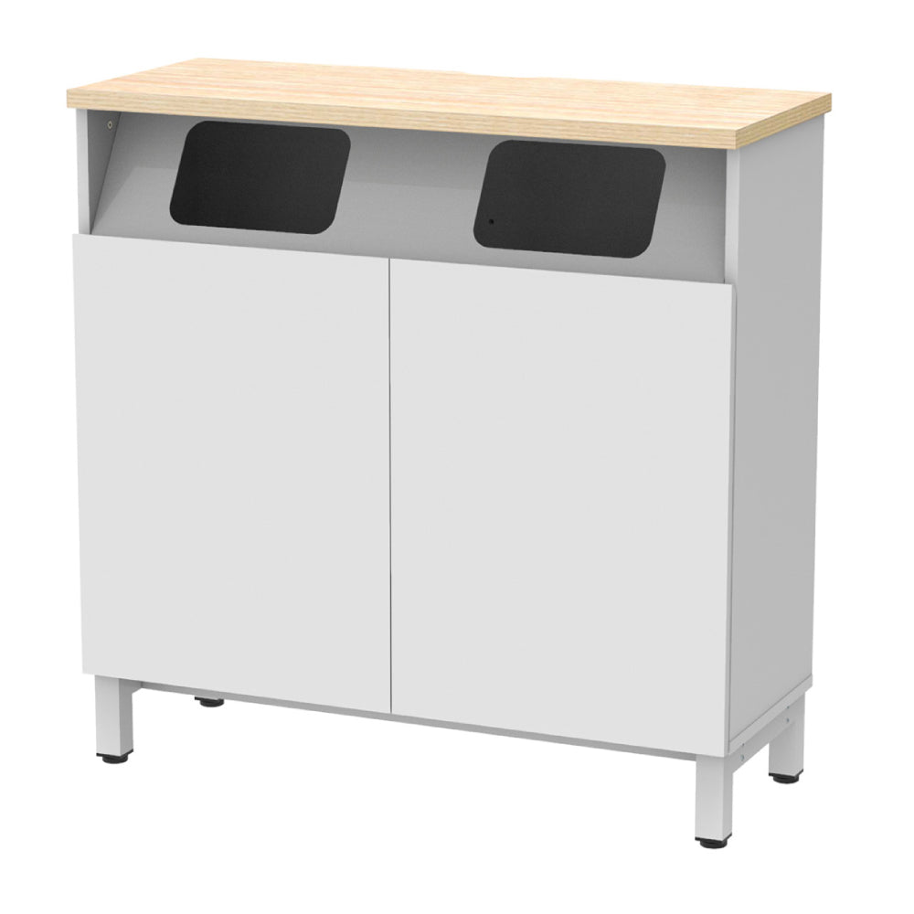 法人様限定 収納カウンター オープン 開き扉 ダストボックス ハイ