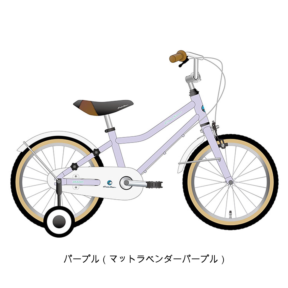 コーダーブルーム asson K18 2025 幼児自転車 4歳～8歳 [25 assonK18-G