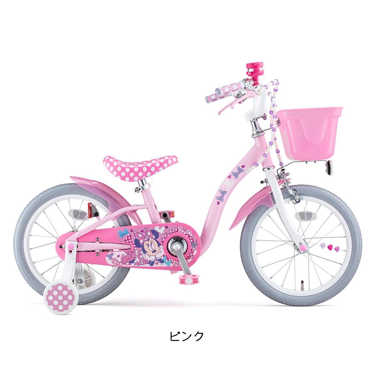 アイデス ミニーマウス S18 オリジナルセット 幼児自転車 4歳～9歳
