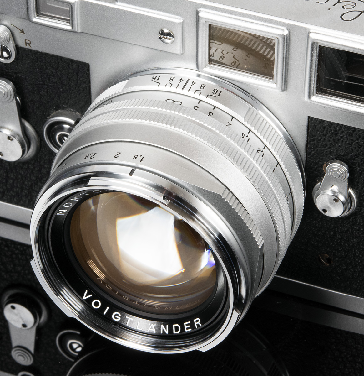 Voigtlander 50mm f/1.5 II Silver MC Vintage Line: shop.CameraQuest.com