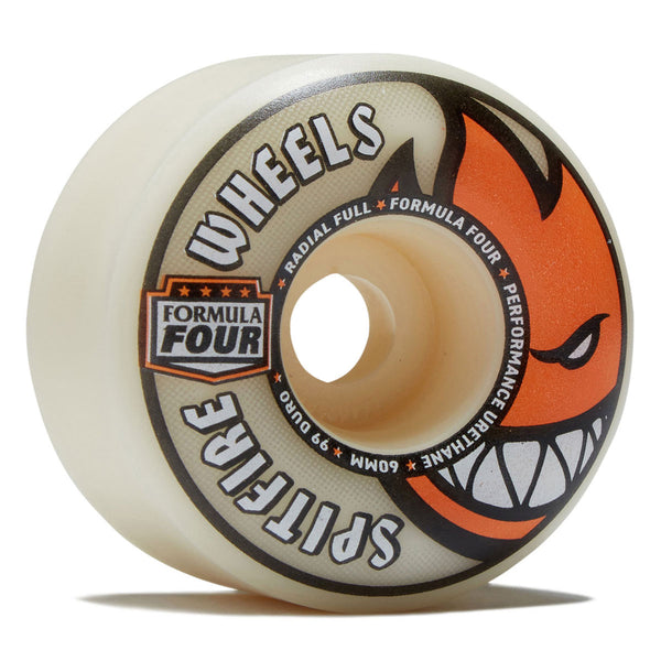 Spitfire F4 99d Radial Full Skateboard Wheels - Natural - 60mm – CCS