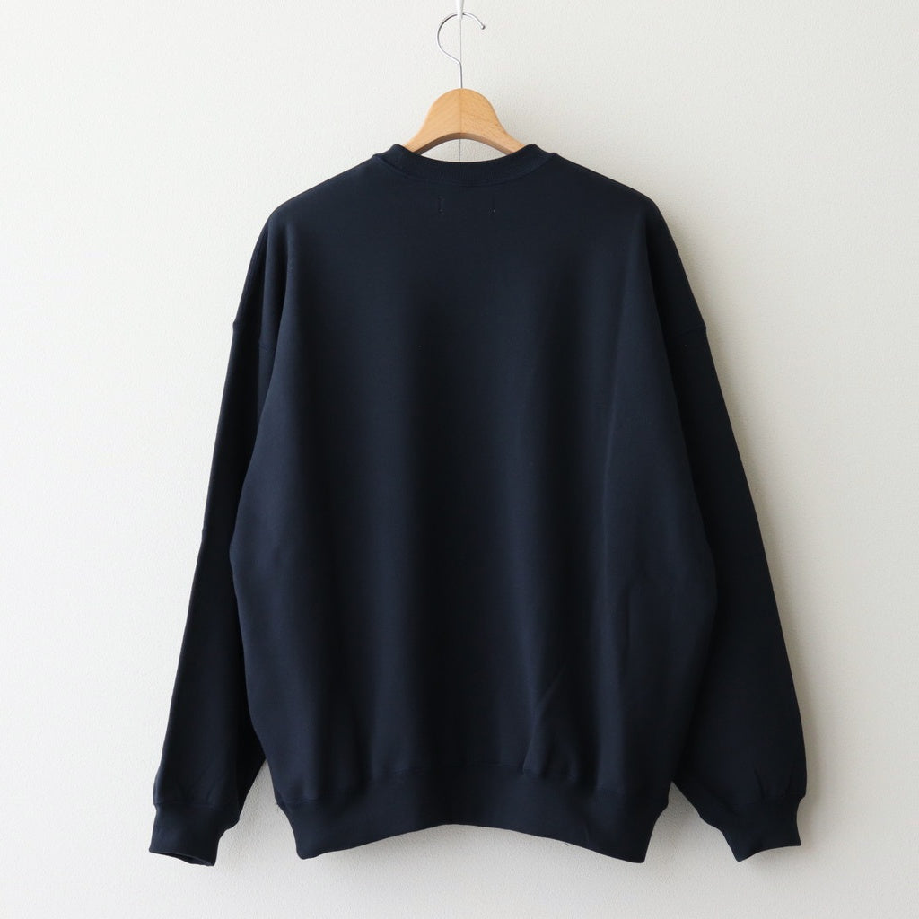 AZUMA Terry Crew Neck Sweat #NAVY [GU251-70195B] – ciacura