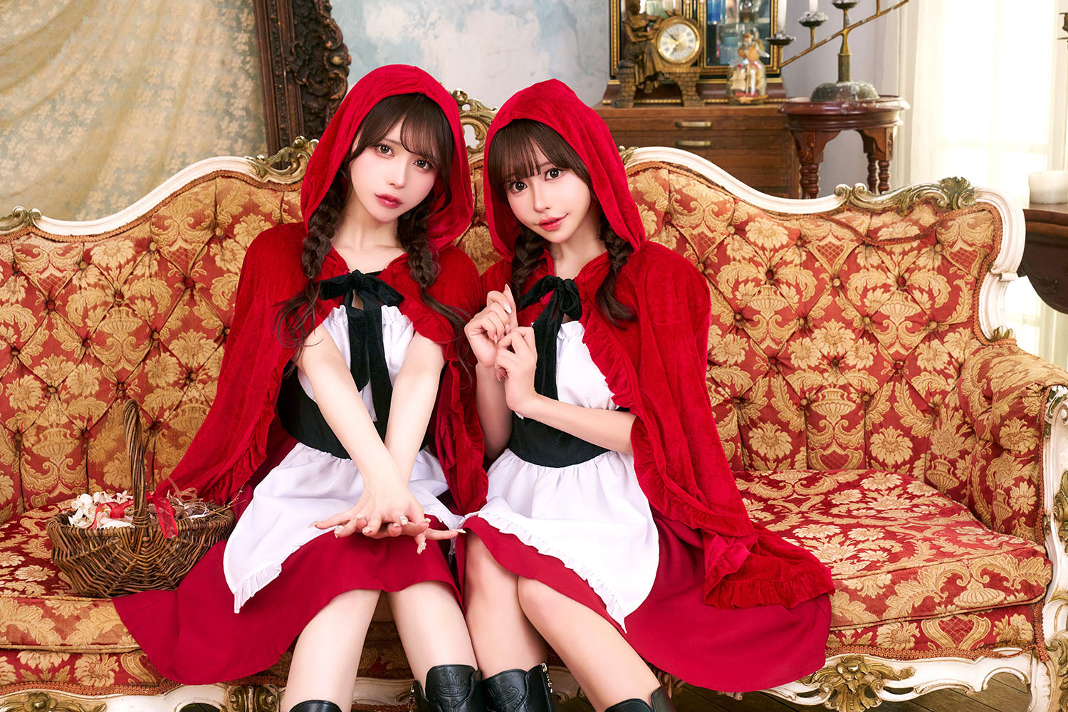 コスプレ ハロウィン 赤ずきん ローズケープガール レディース