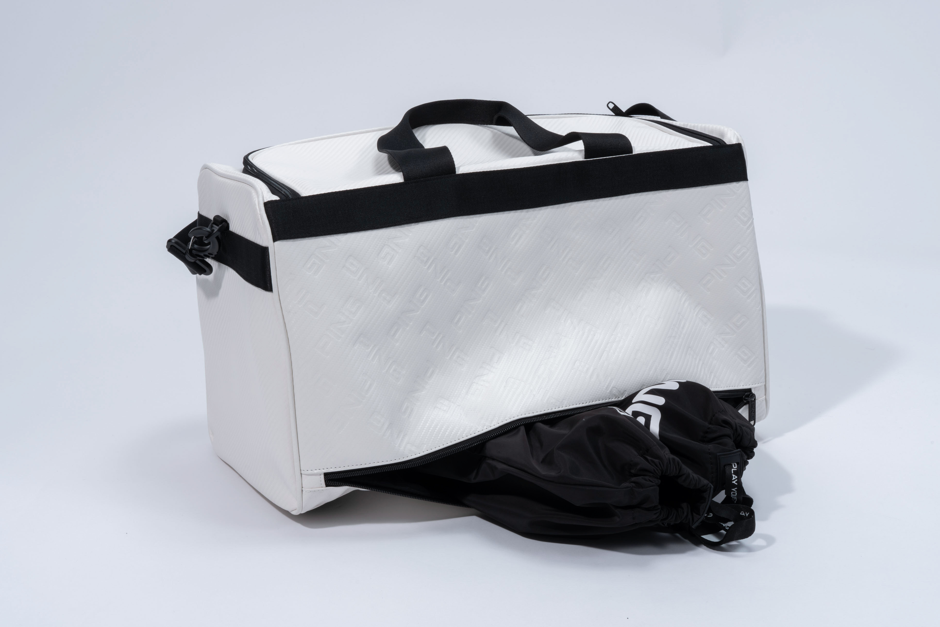 GB-U2516 エンボスボストン(ホワイト): バッグ│PING ONLINE SHOP