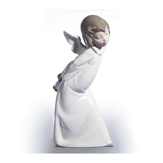 リヤドロ〉天使の考えごと(わかってきたぞ)｜近鉄百貨店ネットショップ