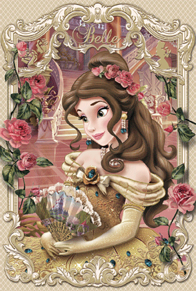 3Dポストカード 美女と野獣 ベル ELEGANT FRAME SERIES S3722 | 2026